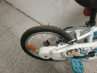 Bicicleta Infantil B-Twin Blanca