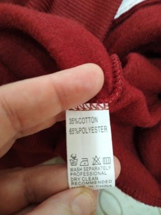 Sudadera afelpada con Cremallera Talla L
