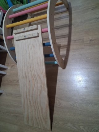 Tobogán de aprendizaje de madera