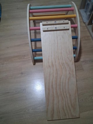Tobogán de aprendizaje de madera