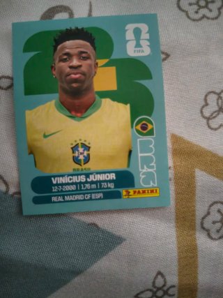 Cromos Mundial 2022 Vinícius Júnior