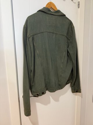 Chaqueta Vaquera Zara Verde Talla L