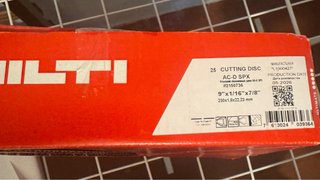 Disco de corte Hilti AC-D SP 230mm Caja 25 unid.