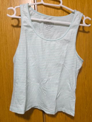 Camiseta de Tirantes SO Rayas Turquesa