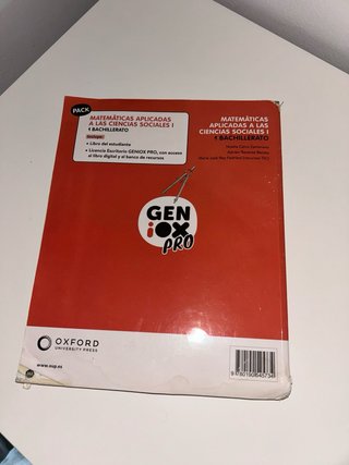 Matemáticas aplicadas a las ciencias sociales I...