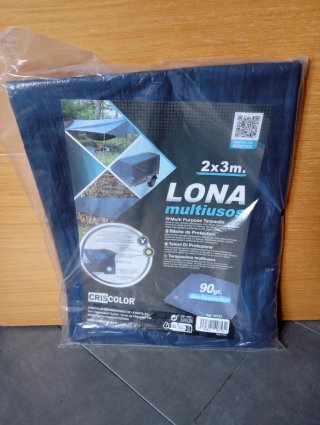 Lona Impermeable Multiusos 2x3m Azul