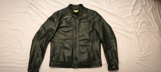 Chaqueta de Cuero Vera Pelle Negra Talla L