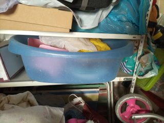 Bañera para bebés azul