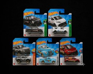 Conjunto de 5 Miniaturas Hot Wheels Ford