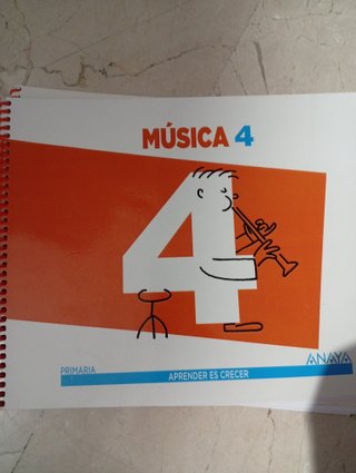 Libro música 4 primaria Anaya