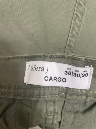 Pantalones cargo verdes
