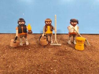 Playmobil  Campesinos con Accesorios