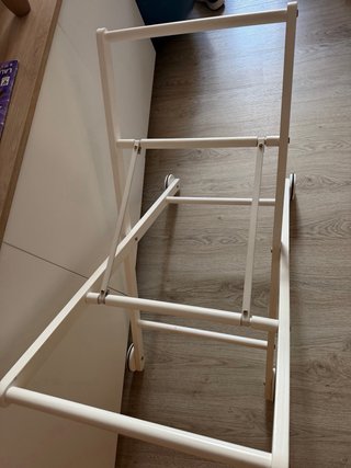 Moisés para Bebé con Soporte Blanco