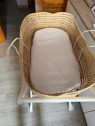 Moisés para Bebé con Soporte Blanco