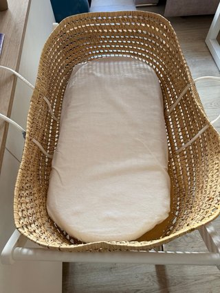 Moisés para Bebé con Soporte Blanco