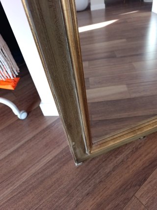 Espejo Grande Madera Antiguo