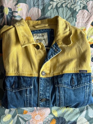 Chaqueta vaquera Pull&Bear bicolor