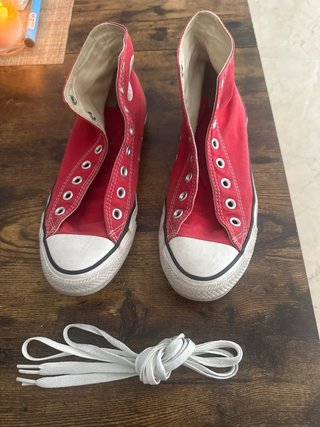 Bambas Converse Rojas Talla 39.5