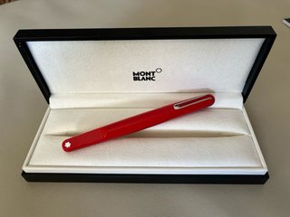 Bolígrafo de resina MONTBLANC M Red Line.