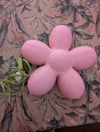 Lámpara Infantil Ikea Flor Rosa