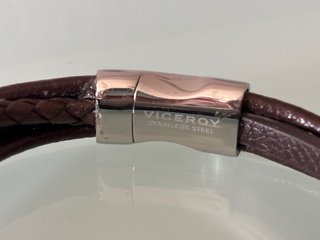 Pulsera Viceroy de Acero y Cuero