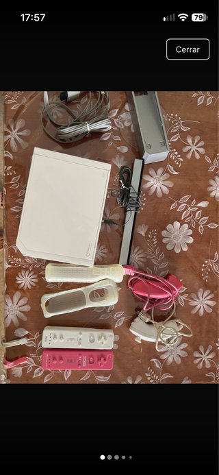 Nintendo Wii Blanca + Mandos y Cables