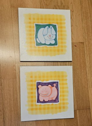 Set de 2 Cuadros Infantiles