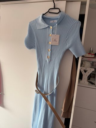 Vestido Largo Azul Lissimo