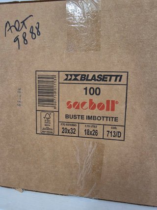 100 Buste Imbottite Blasetti Sacboll 20x32