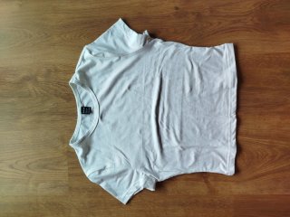Top SHEIN blanco ajustado M