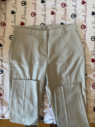 Pantalones H&M Beige Talla 44