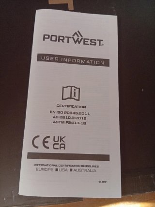 Zuecos de seguridad Portwest Talla 38