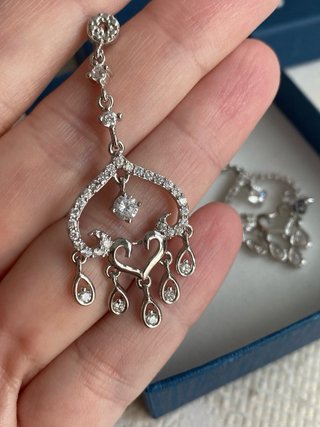 Pendientes plata de ley circonitas Novia Invitada