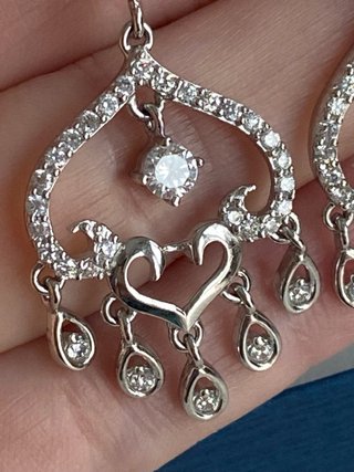 Pendientes plata de ley circonitas Novia Invitada