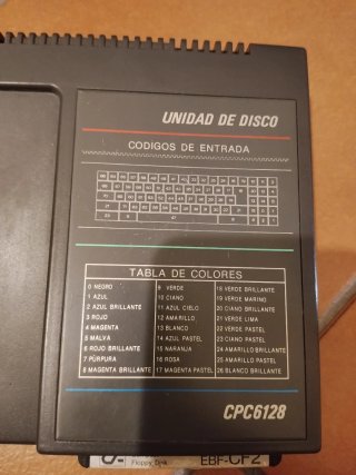 Ordenador Amstrad CPC 6128 con Monitor