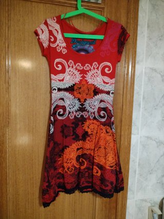Vestido Desigual Estampado