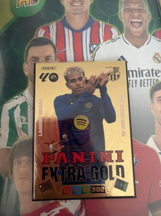 Carta Adrenalyn 24-25 Lamine Yamal Extra Gold