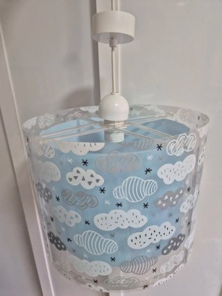 Lámpara Infantil de Techo con Nubes