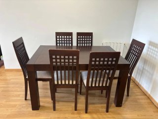 Mesa de Comedor con 6 Sillas