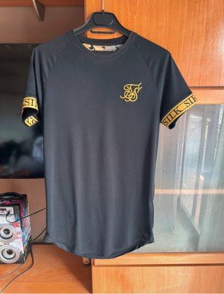 Camiseta Siksilk Negra Talla XS