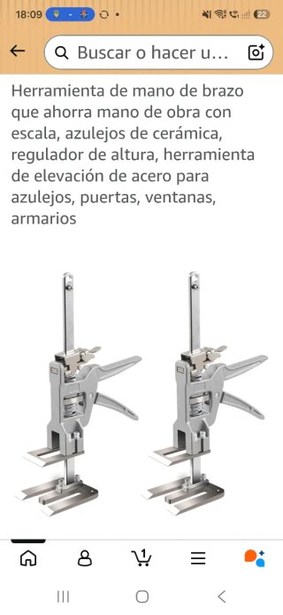 Elevador de brazo de palanca