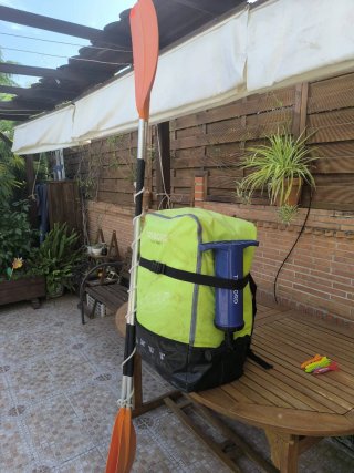 Kayak hinchable Itiwit 2 + 2 remos