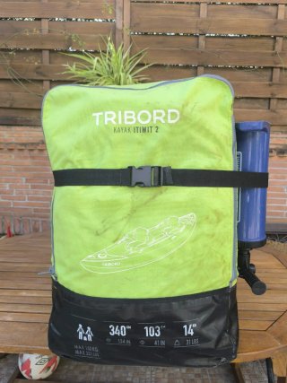 Kayak hinchable Itiwit 2 + 2 remos