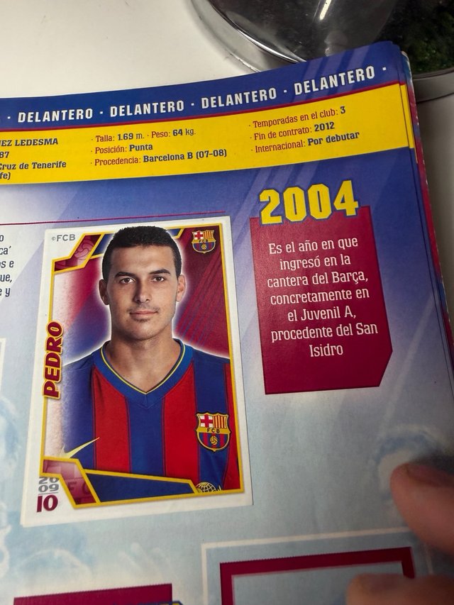 Album FC Barcelona 2009-2010 Oficial messi
