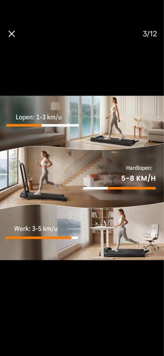 Cinta de Correr Plegable sin usar