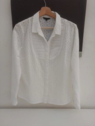 Blusa Tintoretto Blanca Talla 44