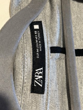 Traje ZARA Hombre Gris