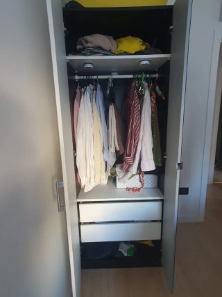 Armario PAX IKEA 75x60x202cm con Espejo