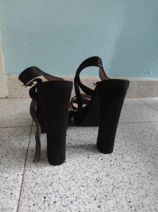 Sandalias de Plataforma Negras