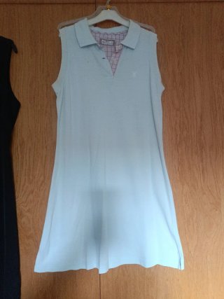 Vestido Polo sin mangas Burberry azul